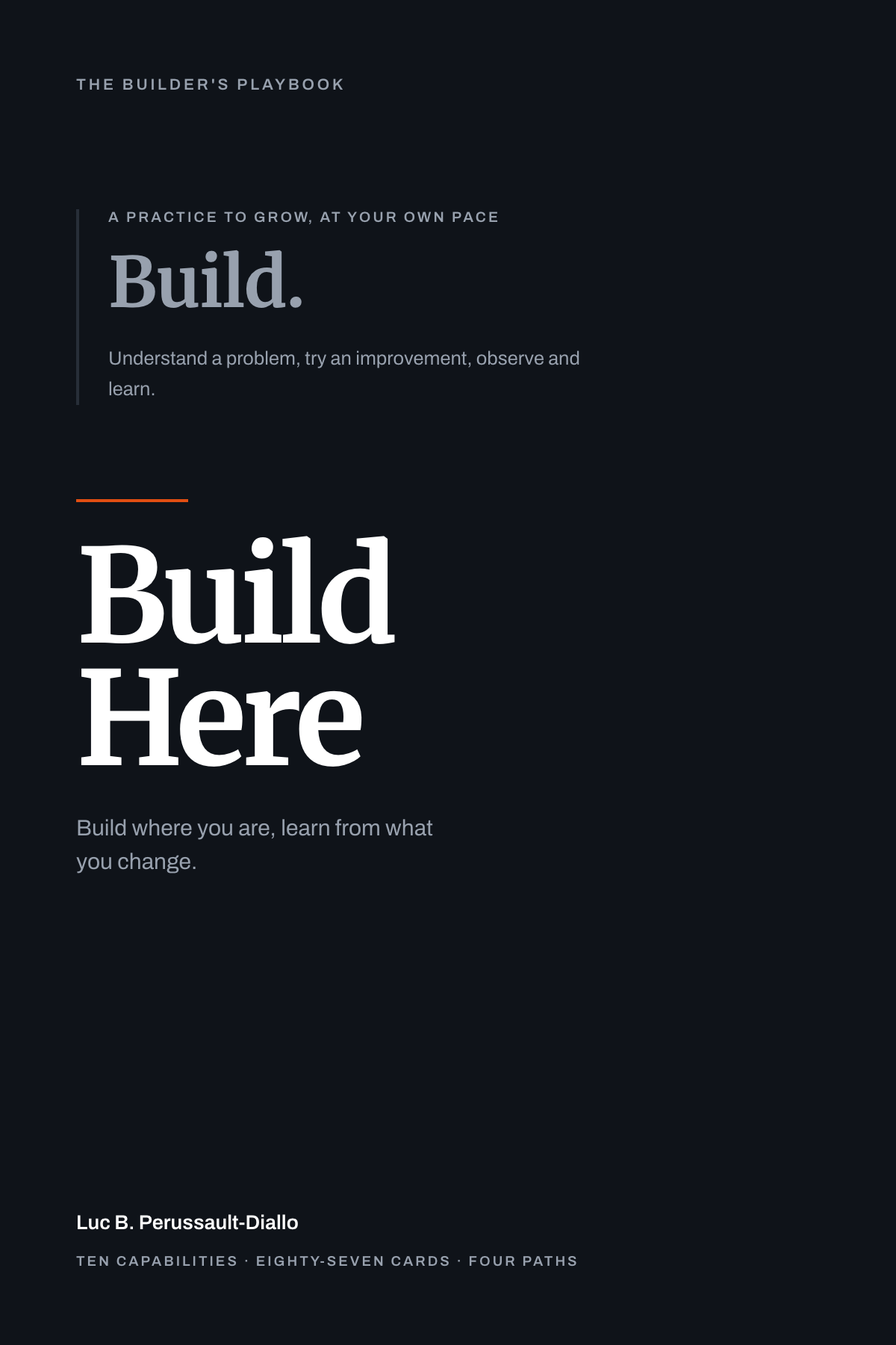 Build Here cover